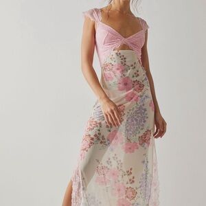 Free people suddenly fine maxi slip! Worn once in perfect condition.